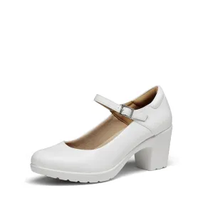 Edenia Round Toe Mary Jane Pumps