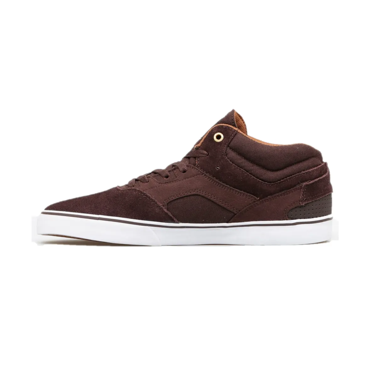 EMERICA 6102000107 919 WESTGATE MID VULC MN'S (Medium) Dark Brown Leather Skate Shoes