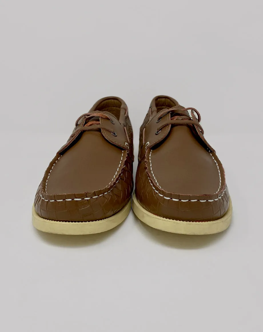 ERRU MEN’S BOAT SHOES | BROWN