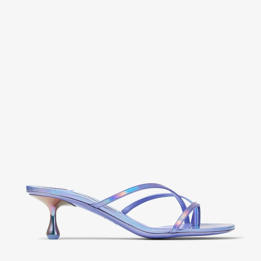 Etana Mule 50 Tanzanite Leather Mules