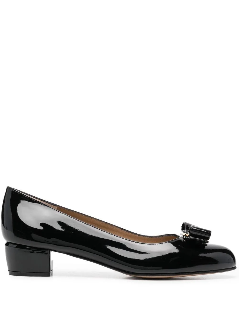 Ferragamo    Ferragamo Vara Leather Pumps