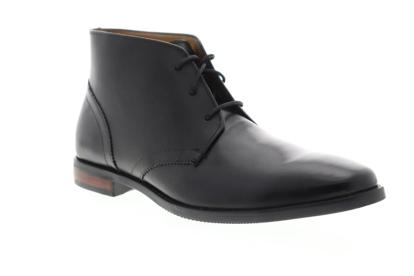 Florsheim Men's Black Leather Chukka Boots - Lace Up Chukkas