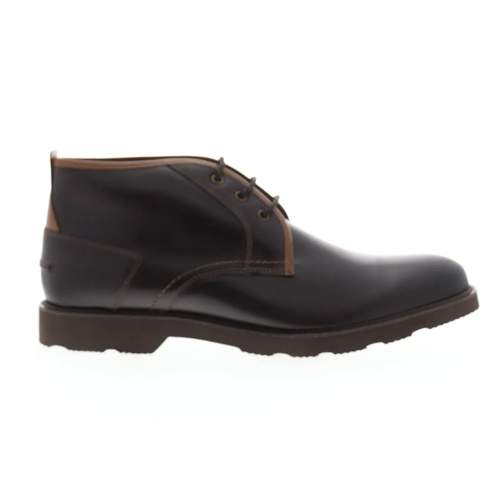 Florsheim Men's Brown Leather Lace Up Chukkas Boots