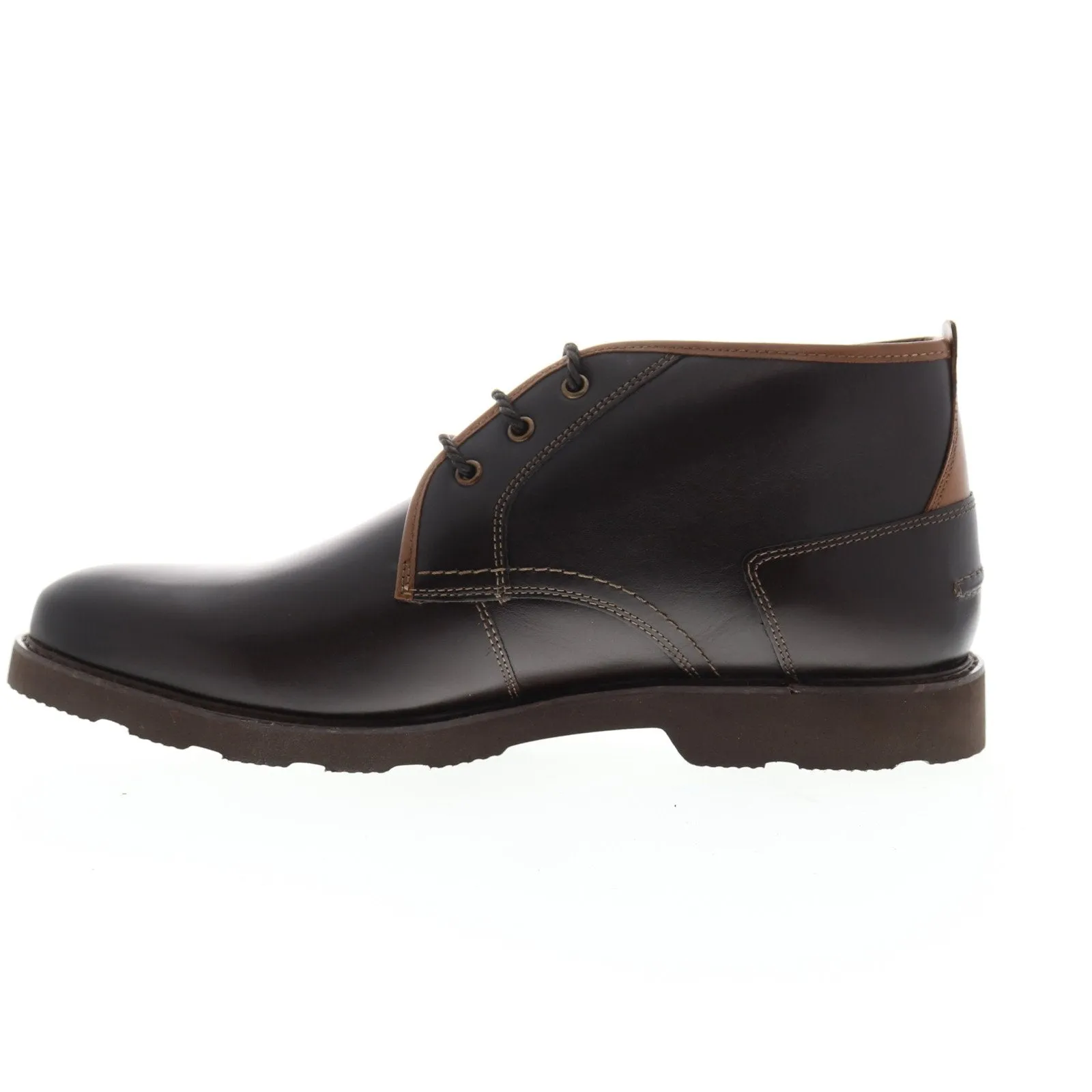 Florsheim Men's Brown Leather Lace Up Chukkas Boots