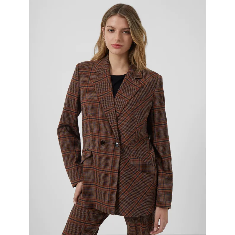 French Connection Bettina Check Suiting Jacket 75TNF