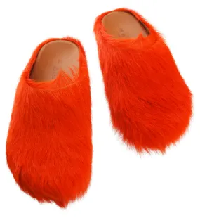 Vibrant Orange Mules