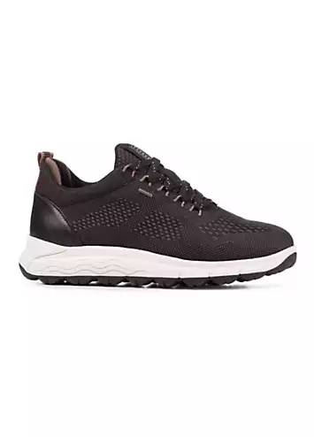 Geox Black Spherica Trainers | Grattan