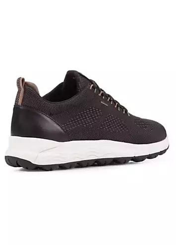 Geox Black Spherica Trainers | Grattan