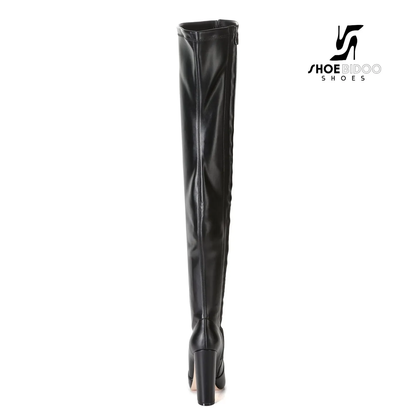 Giaro thigh boots TRINKET in black mat with 12cm heels