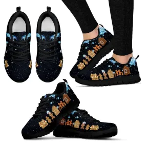 Ginger Bread Christmas Women's Sneakers