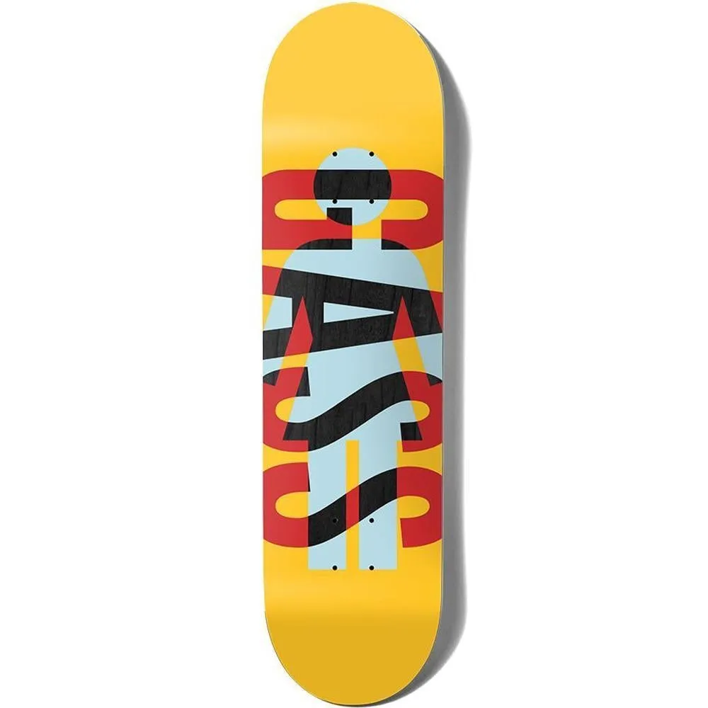 Girl Gass OG Knockout Skateboard Deck Yellow 8.5