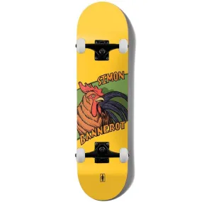 Girl Rooster Bannerot Complete Skateboard Yellow 8.25