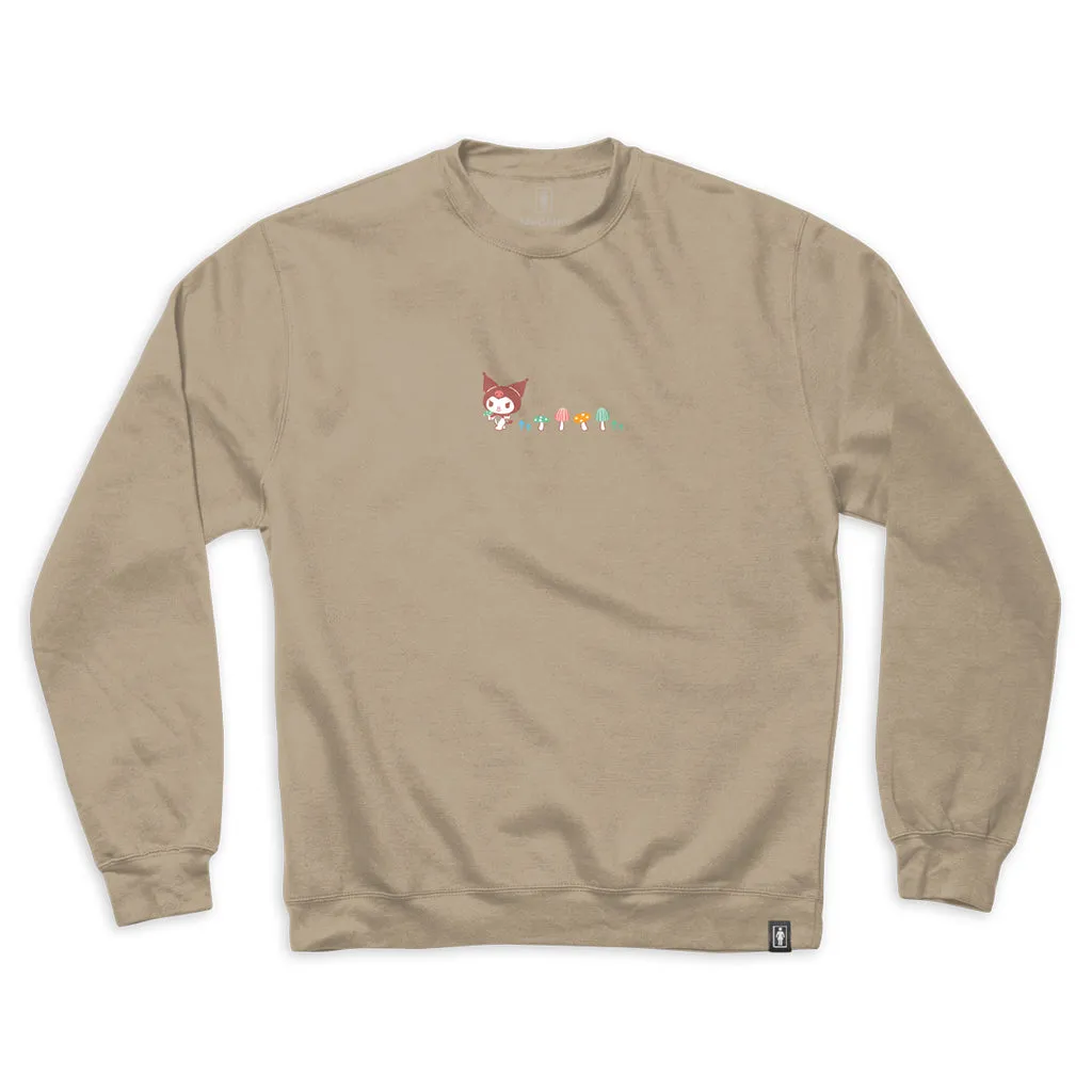 Girl Sanrio Shroom Tail Crewneck - Terracotta