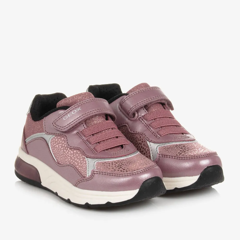 Girls Pink Light-Up Trainers