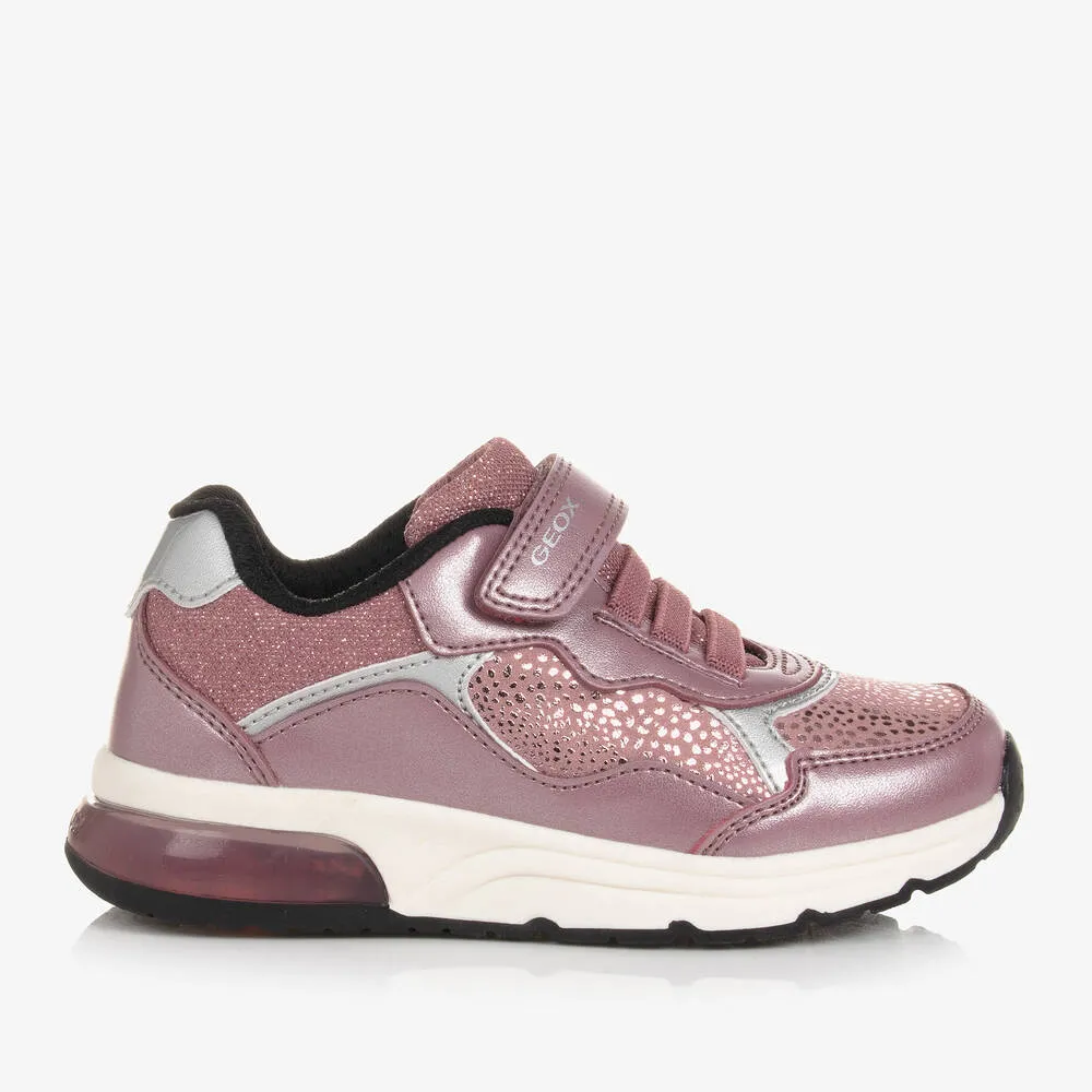 Girls Pink Light-Up Trainers