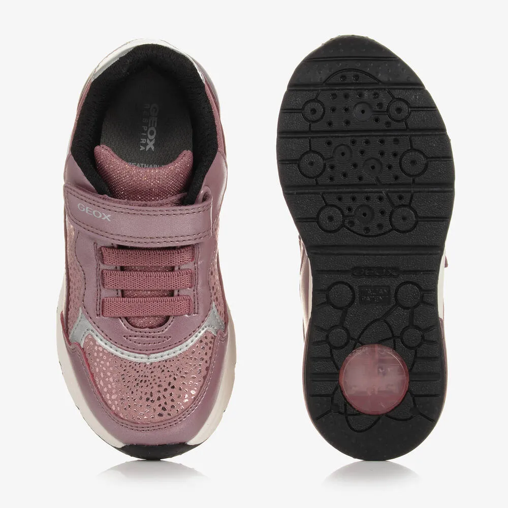 Girls Pink Light-Up Trainers