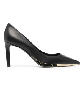 Giuseppe Zanotti Black Leather Virgyn Pumps