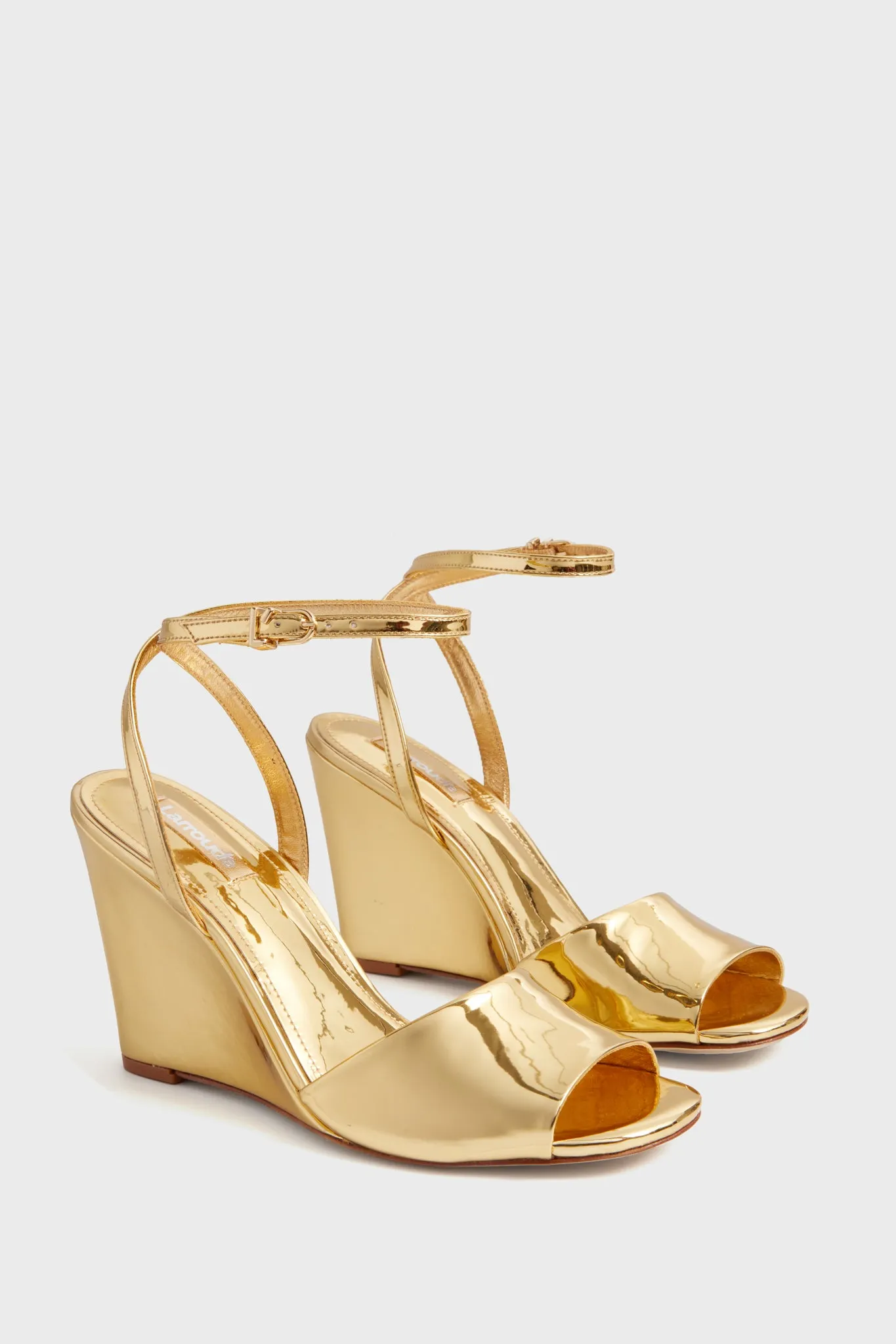 Gold Specchio Yves Wedges