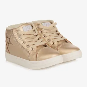 Gold Star High-Top Trainers