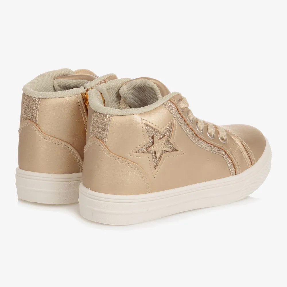 Gold Star High-Top Trainers