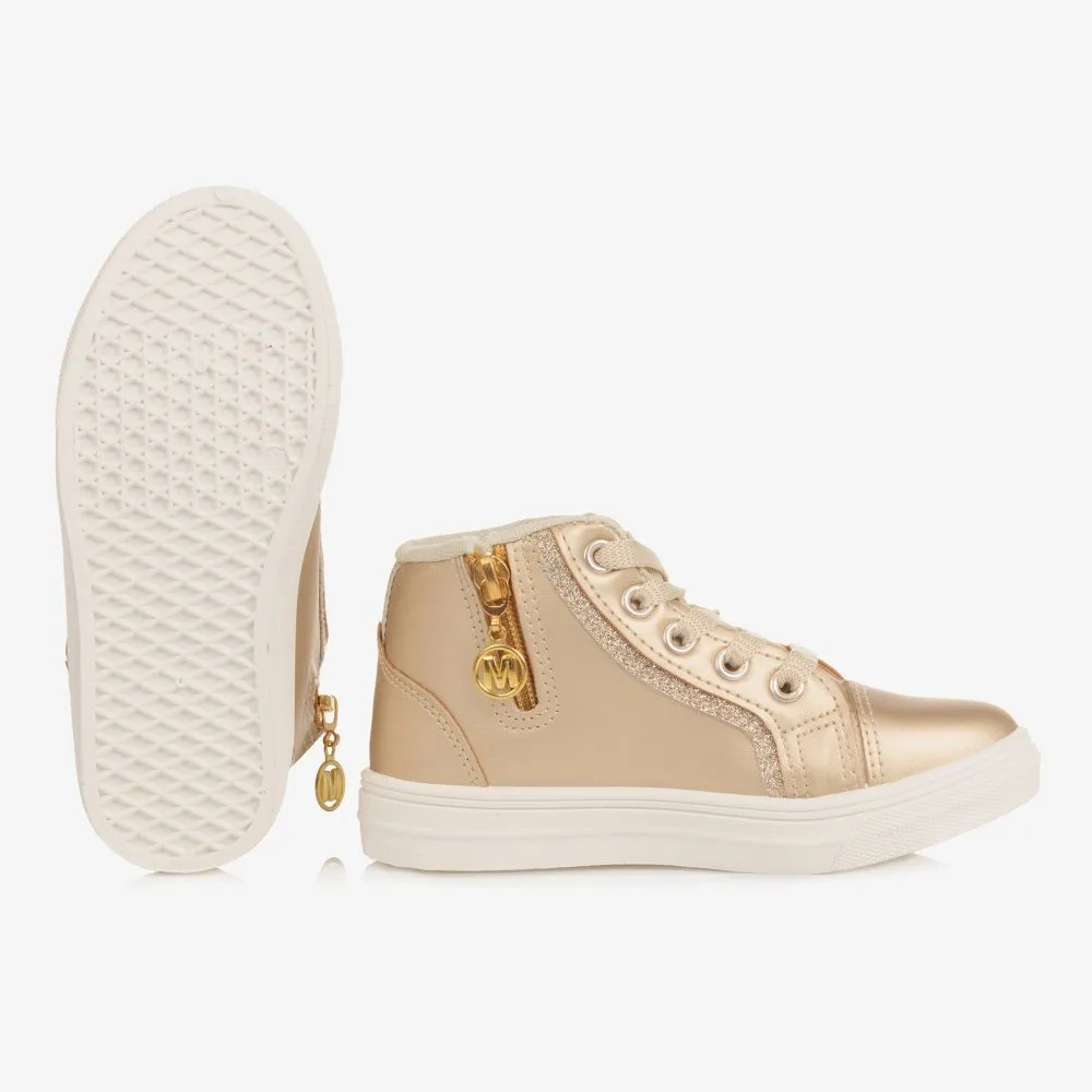 Gold Star High-Top Trainers