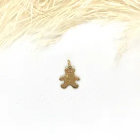 Gold Teddy Bear Pendant for Baby Boy or Baby Girl in 10k Gold