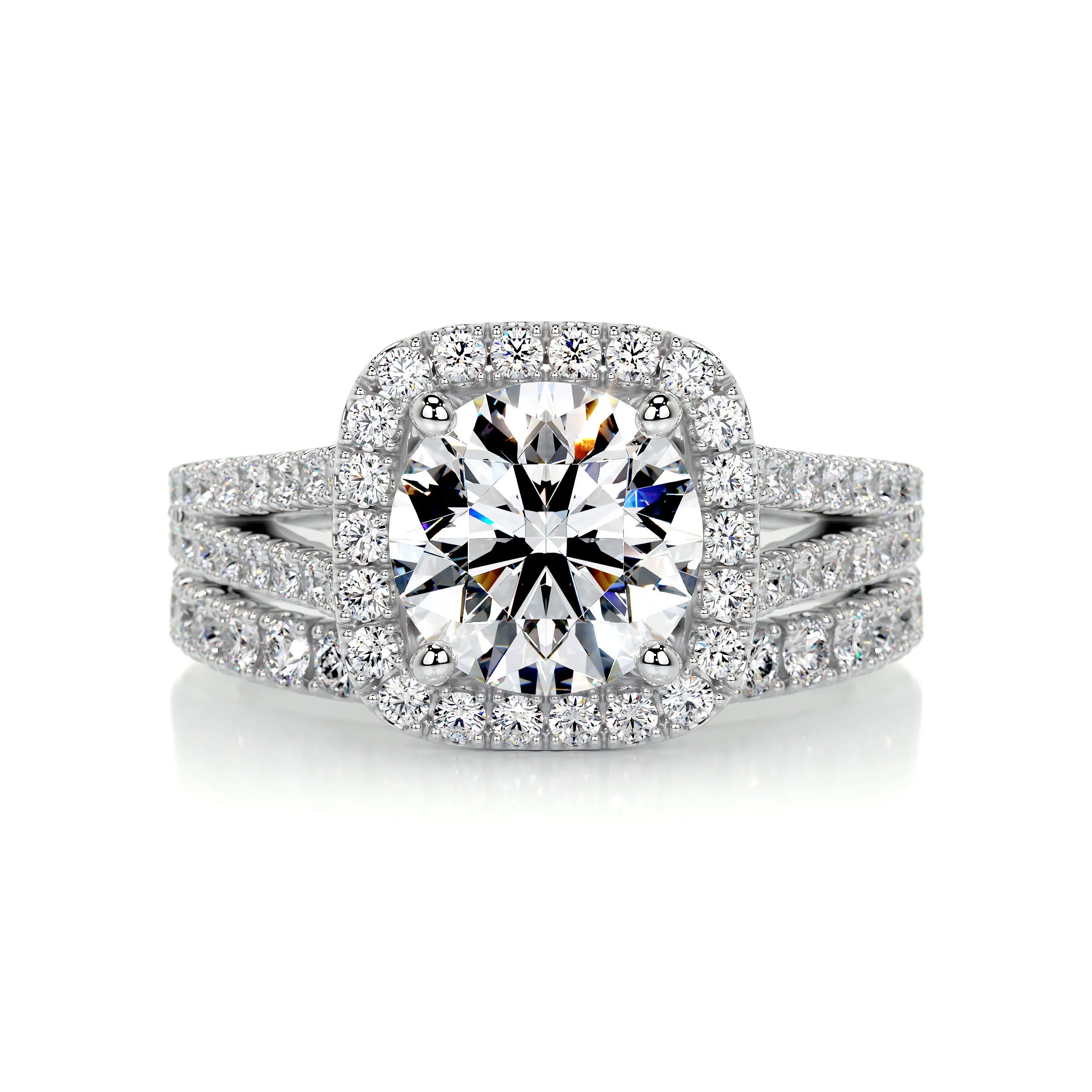 Grace Diamond Bridal Set -18K White Gold