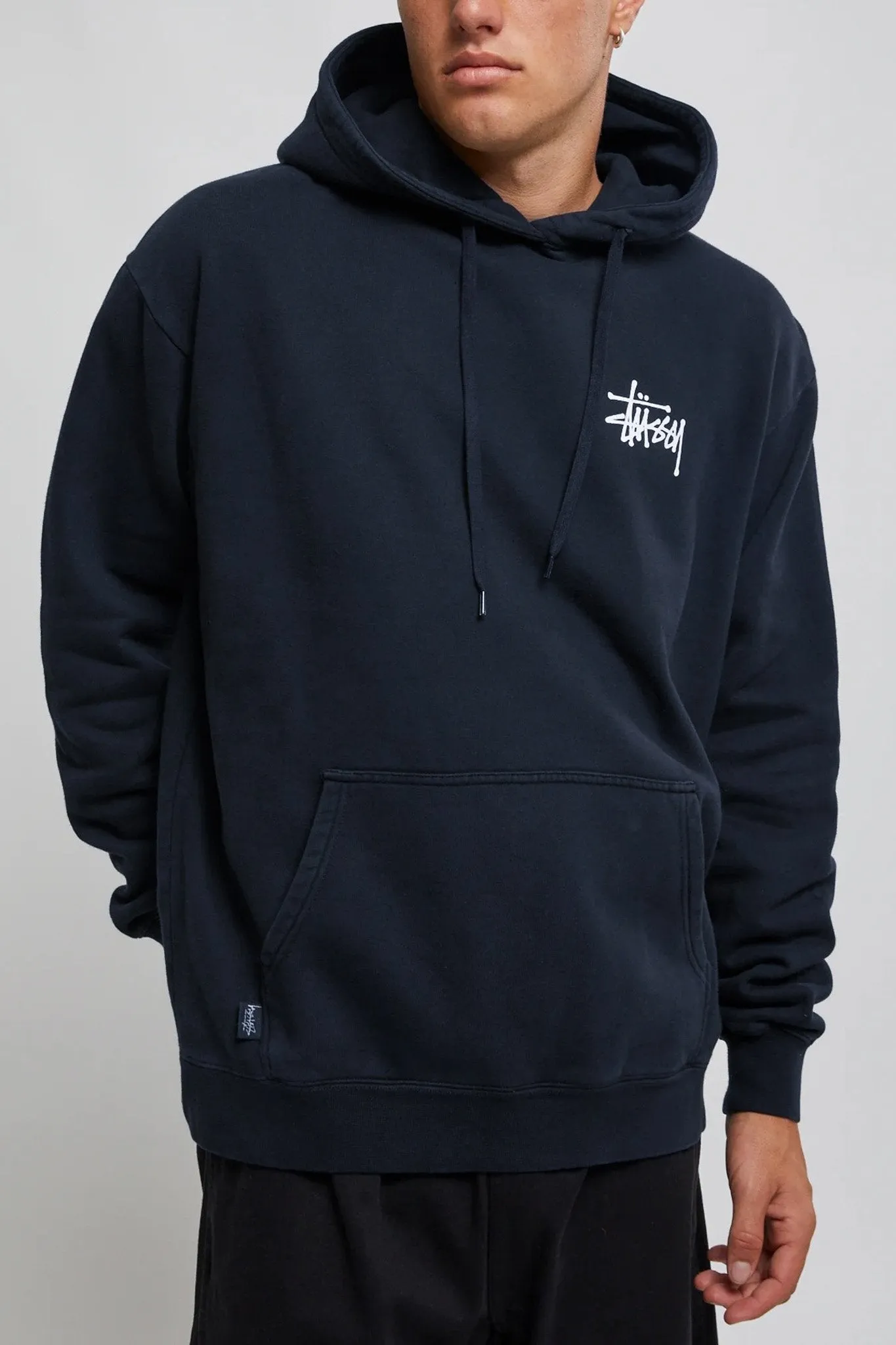 Graffiti LCB Fleece Hood Navy