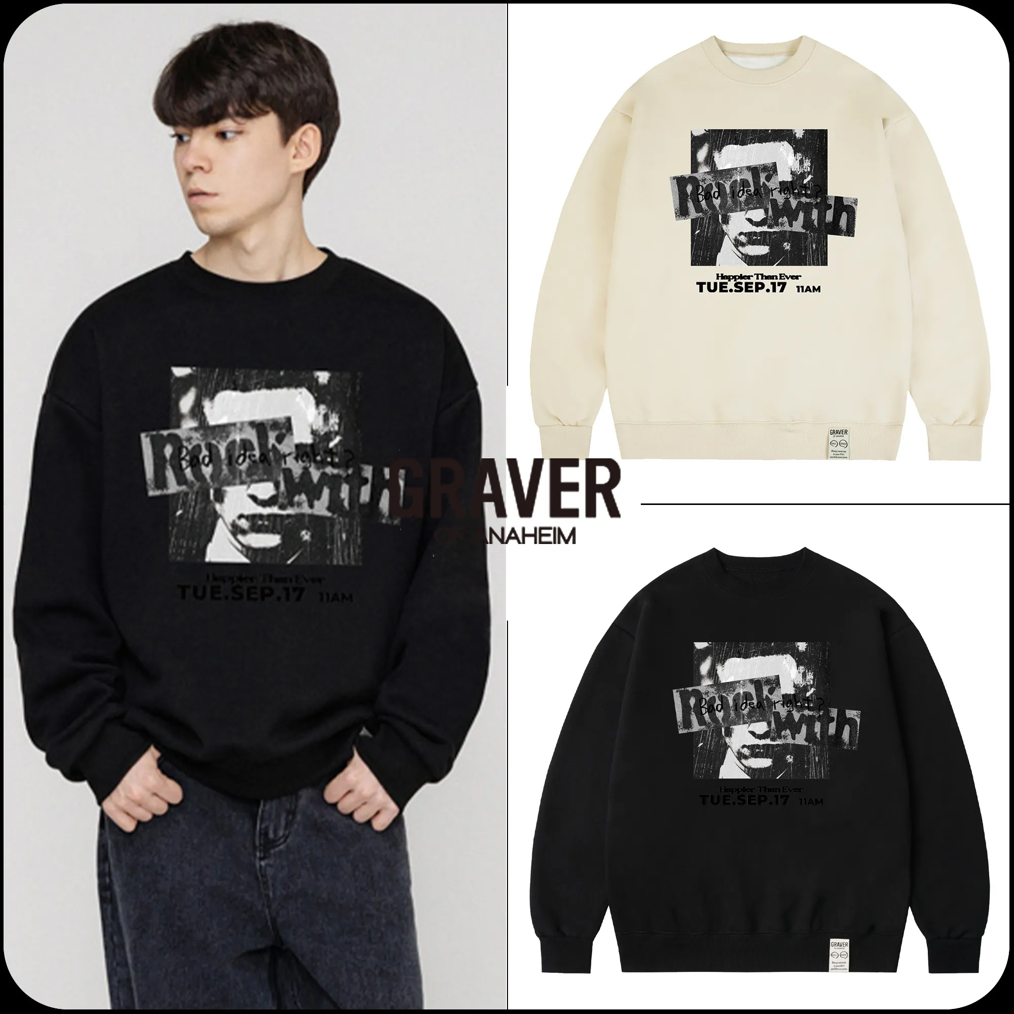 GRAVER ROCKWITH PUNK SWEATSHIRT