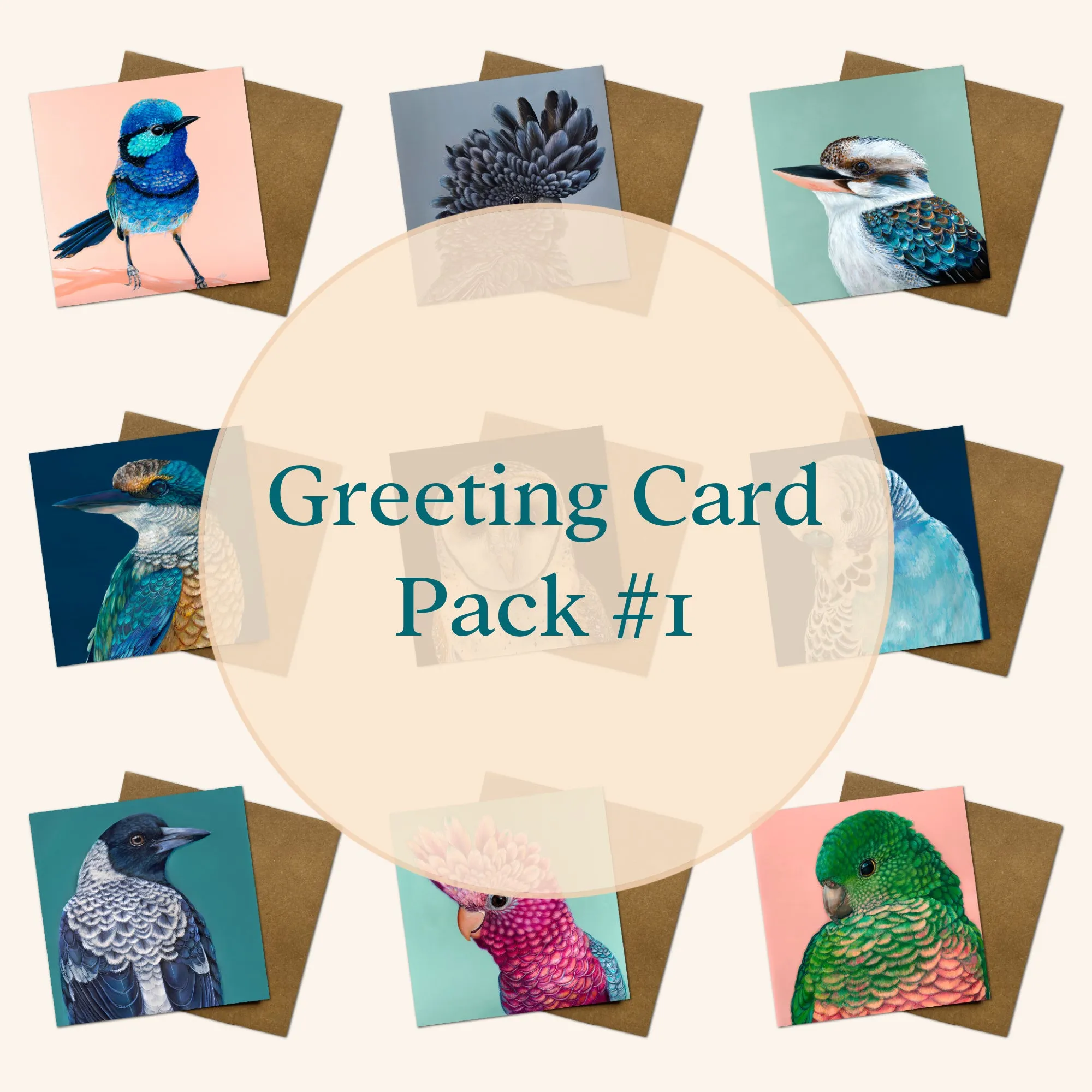 Set 1 Greeting Cards