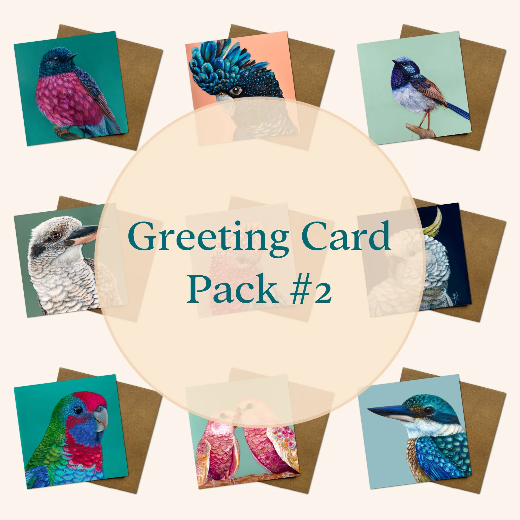 Set 2 Greeting Cards