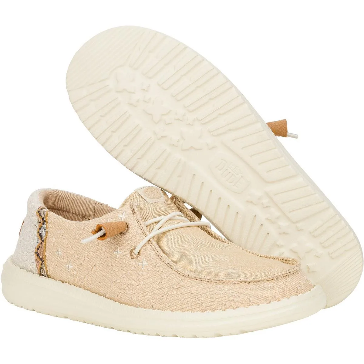 HEYDUDE Wendy Crafted Boho Shoes Tan