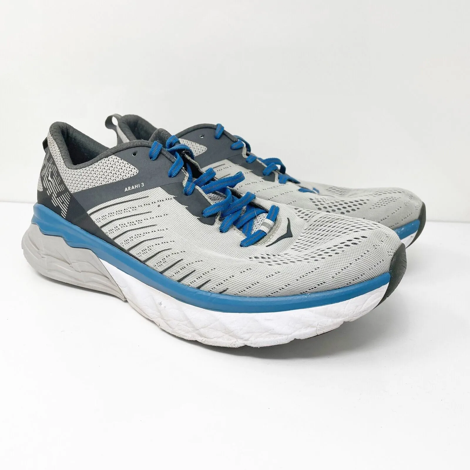 Hoka One One Mens Arahi 3 1104097 VBDS Gray Running Shoes Sneakers Size 11