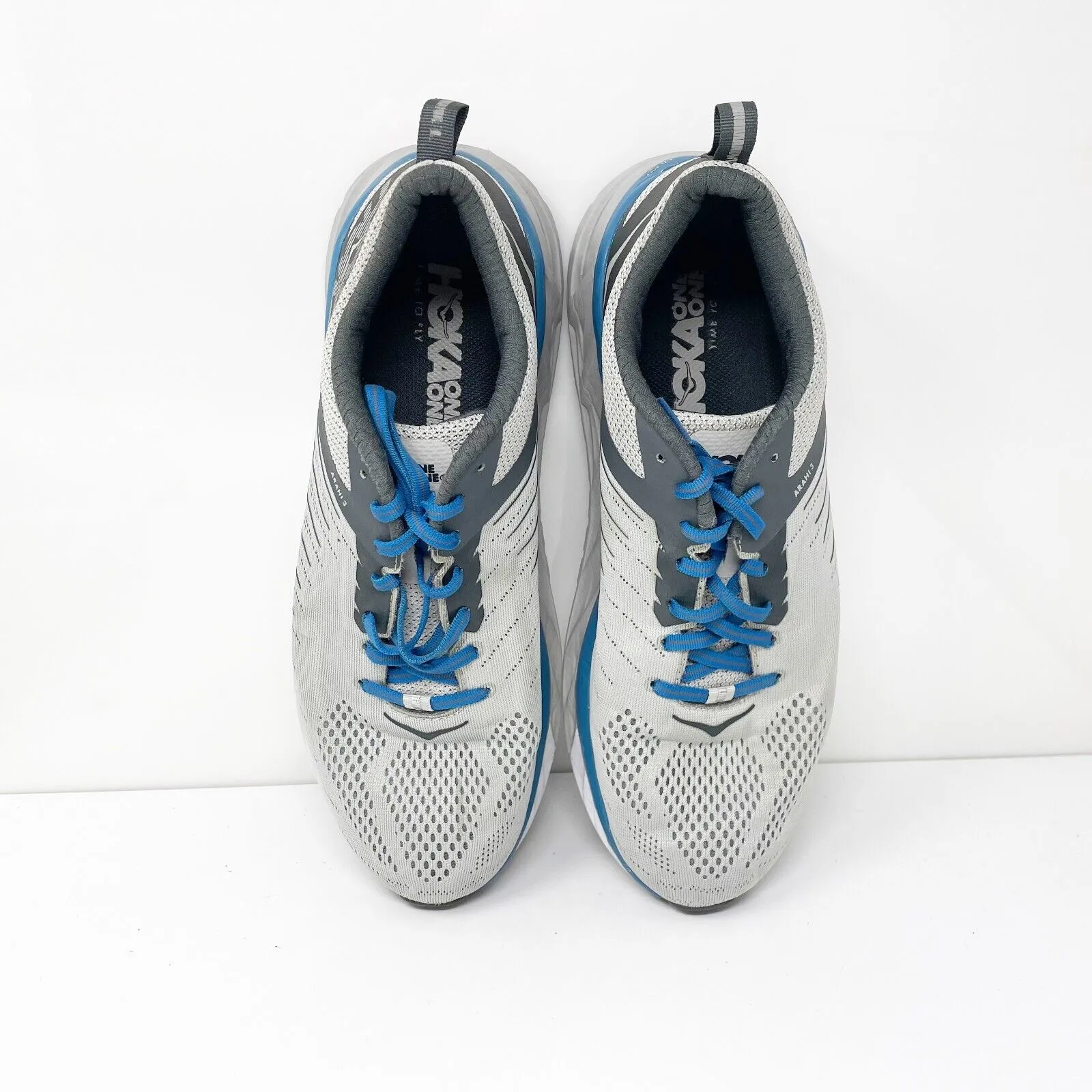 Hoka One One Mens Arahi 3 1104097 VBDS Gray Running Shoes Sneakers Size 11