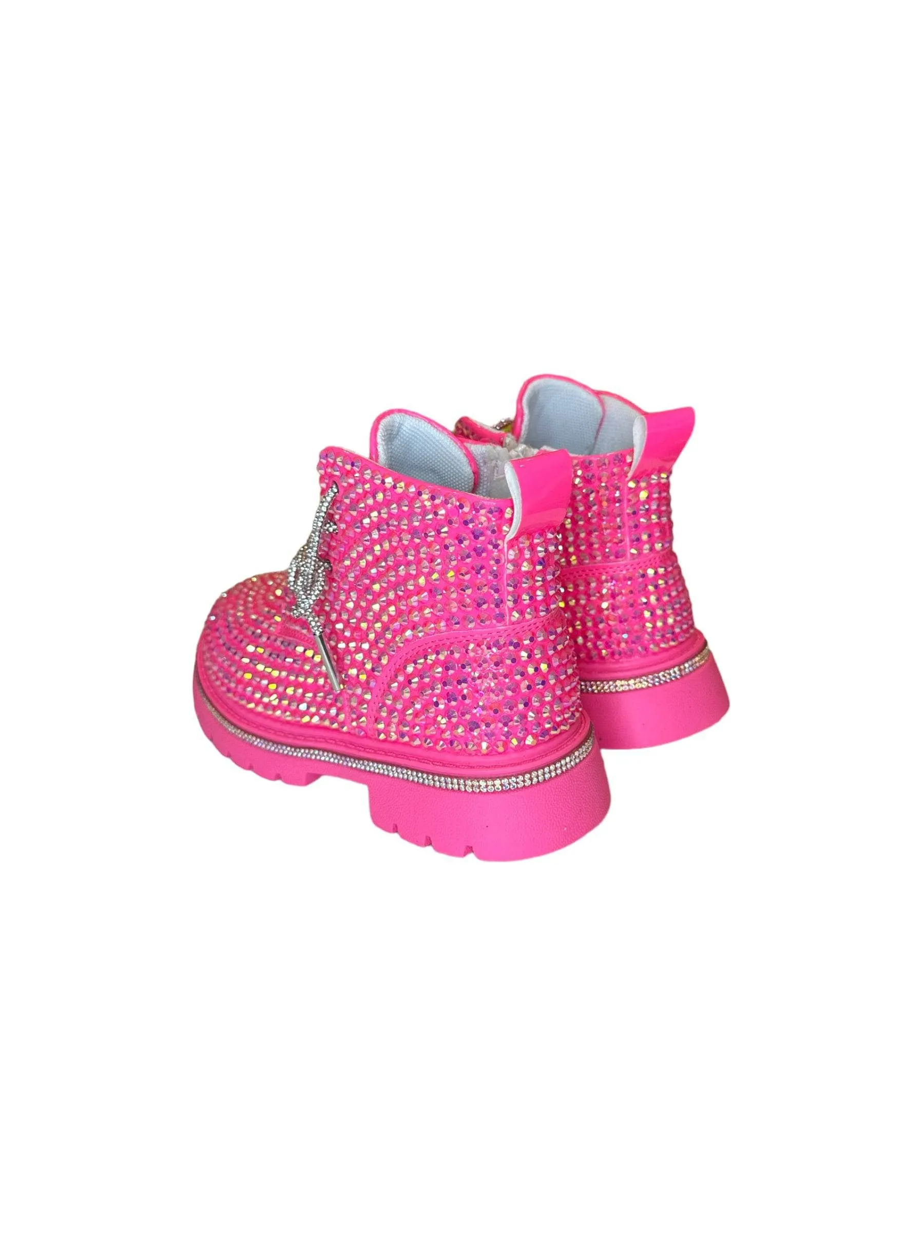 Hot Pink Sparkle Boots