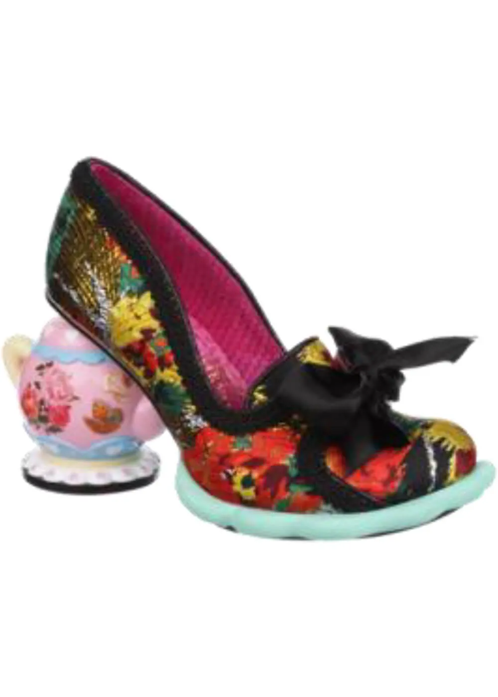 Irregular Choice Black Teapot Pumps