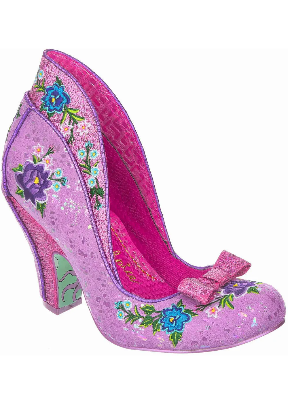 Pink Fancy Folk Pumps by Irregular Choice