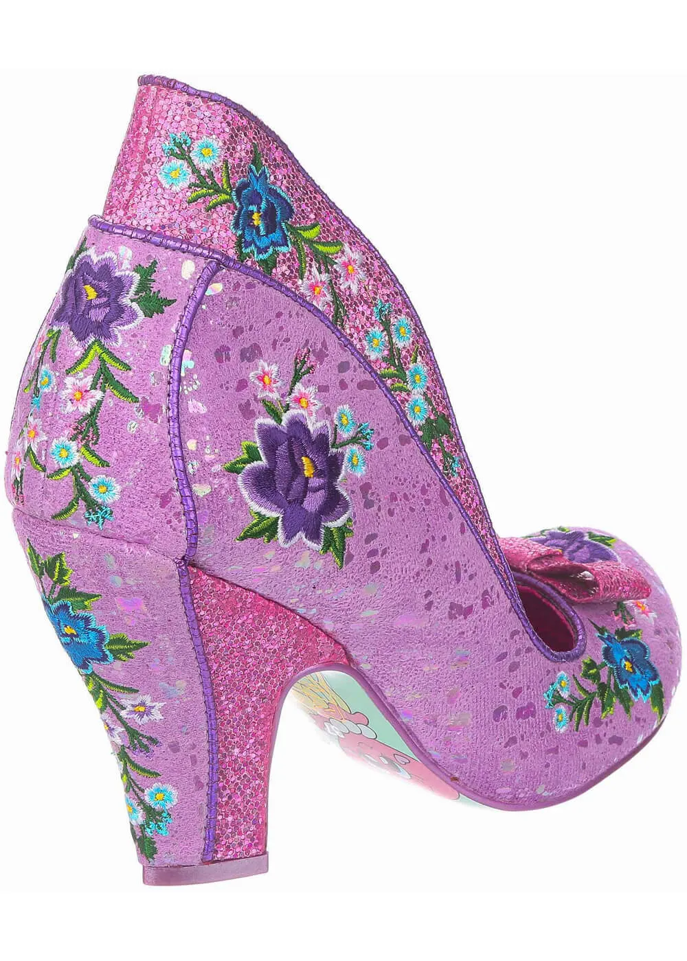 Pink Fancy Folk Pumps by Irregular Choice