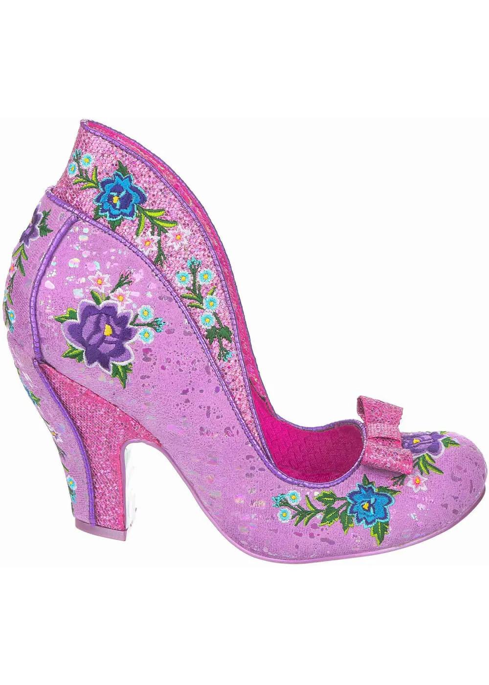 Pink Fancy Folk Pumps by Irregular Choice