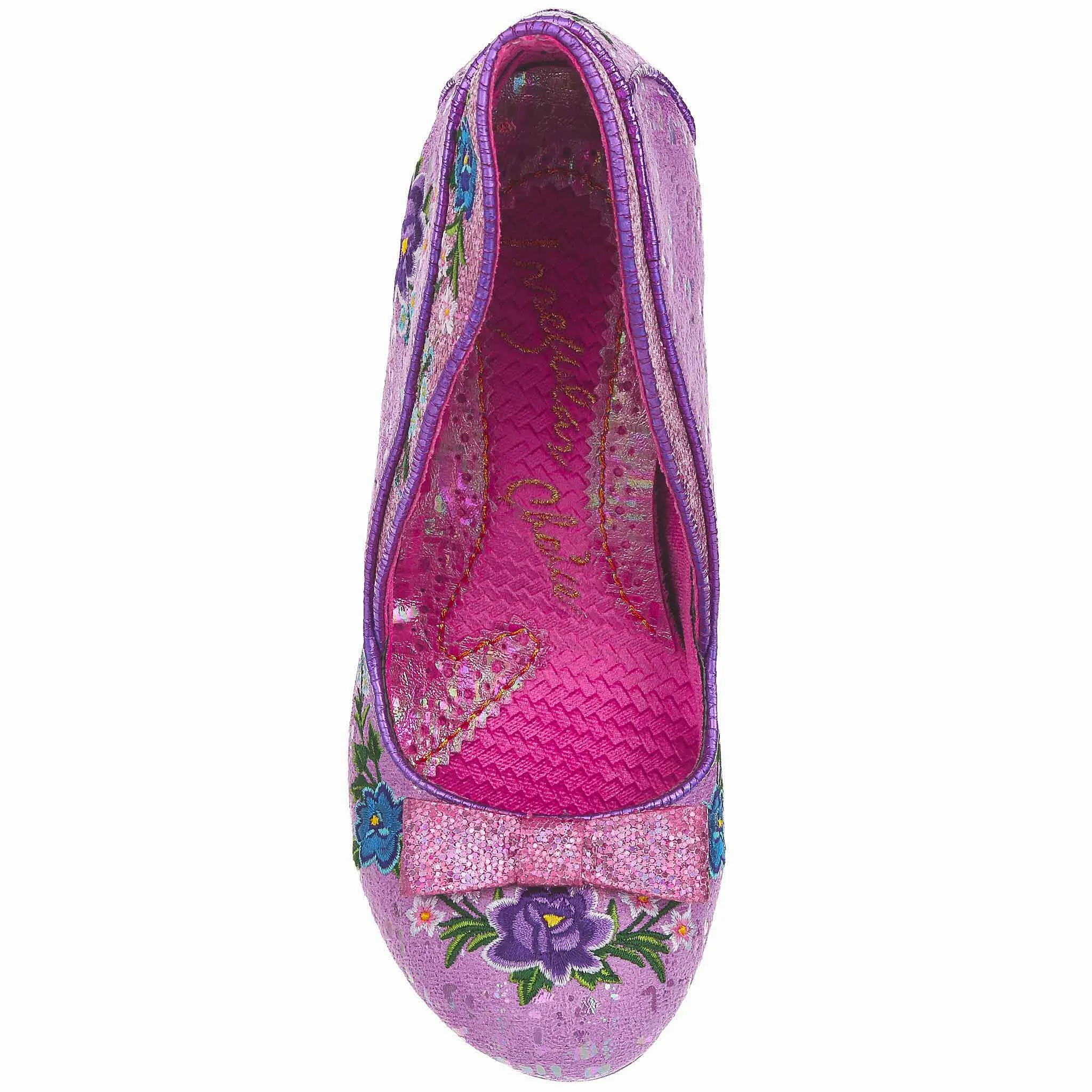 Pink Fancy Folk Pumps by Irregular Choice