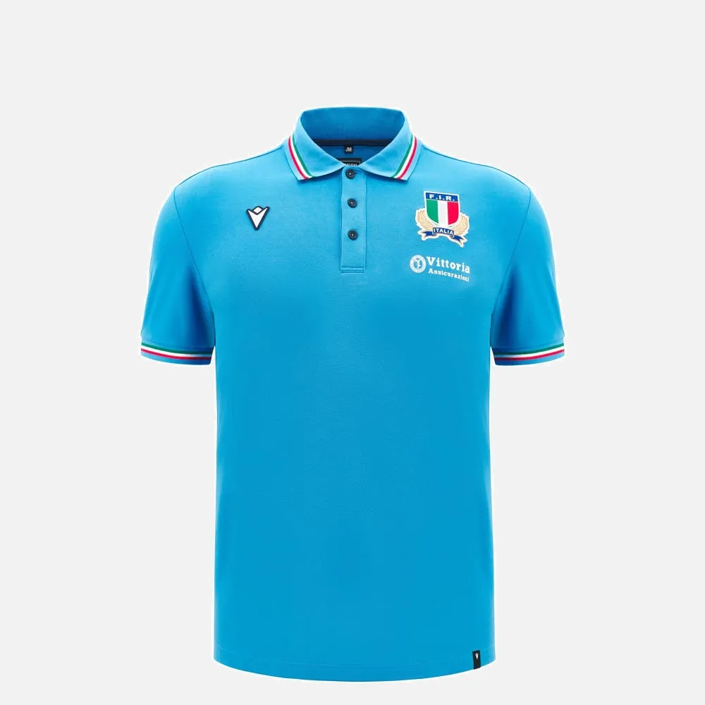 Italia rugby 2024/25 kid's athleisure polo