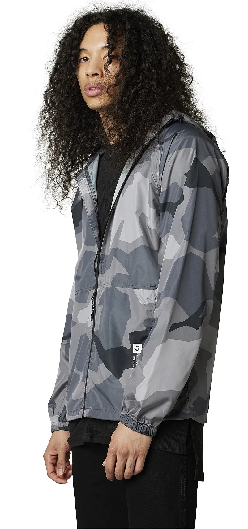 jacket Fox Geology Camo Windbreaker - Black Camo - men´s