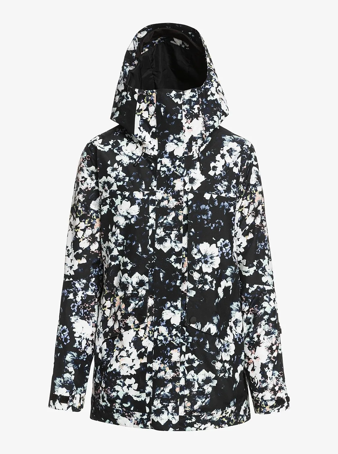 jacket Roxy Gore-Tex Glade Printed - KVJ1/True Black Black Flowers - women´s