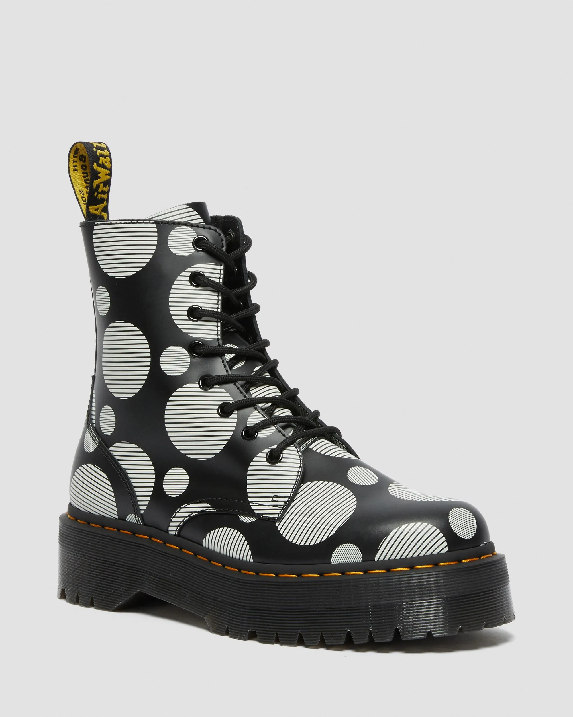 Platforms Smooth Leather Polka Dot Boot Jadon