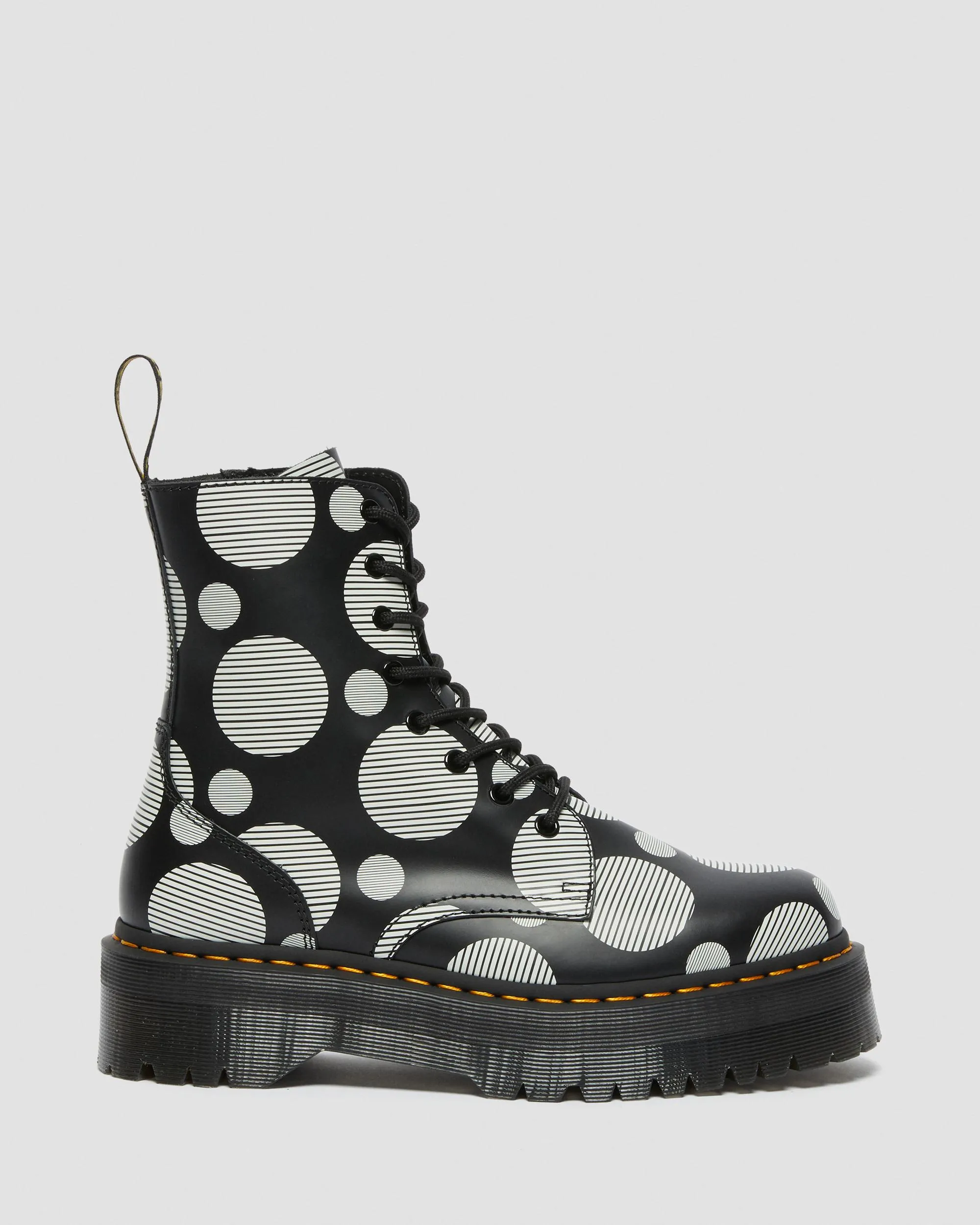 Platforms Smooth Leather Polka Dot Boot Jadon