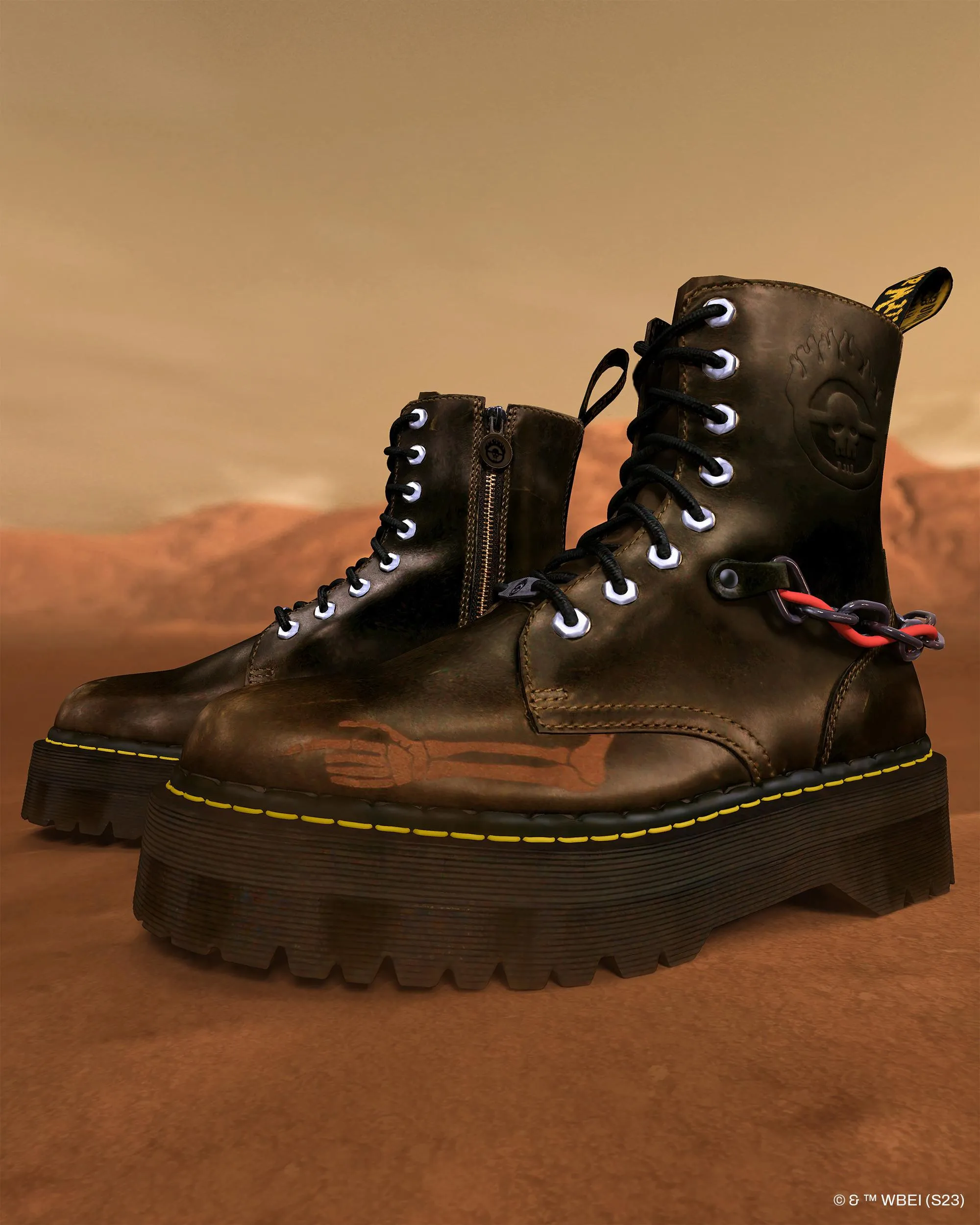 Jadon Boot WB Mad Max Leather Platform