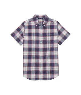 Janie and Jack Madras Plaid Button-Up Top (Toddler/Little Kid/Big Kid)