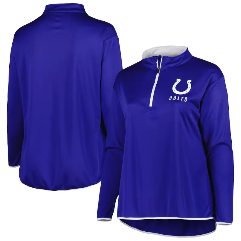 Jayden Indianapolis Colts Blue Pullover Jacket by William