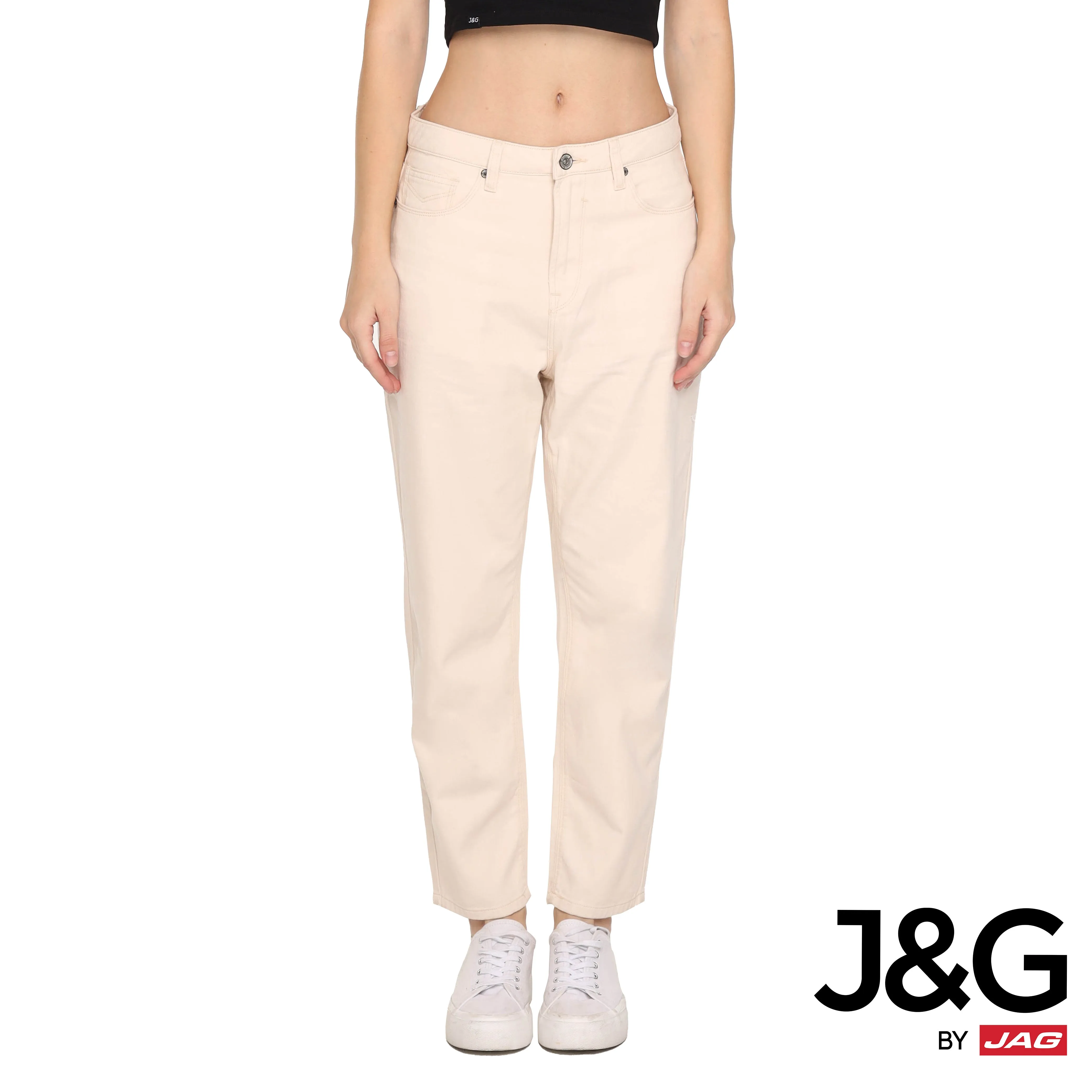 J&G  Ladies Colored Carrot Jeans