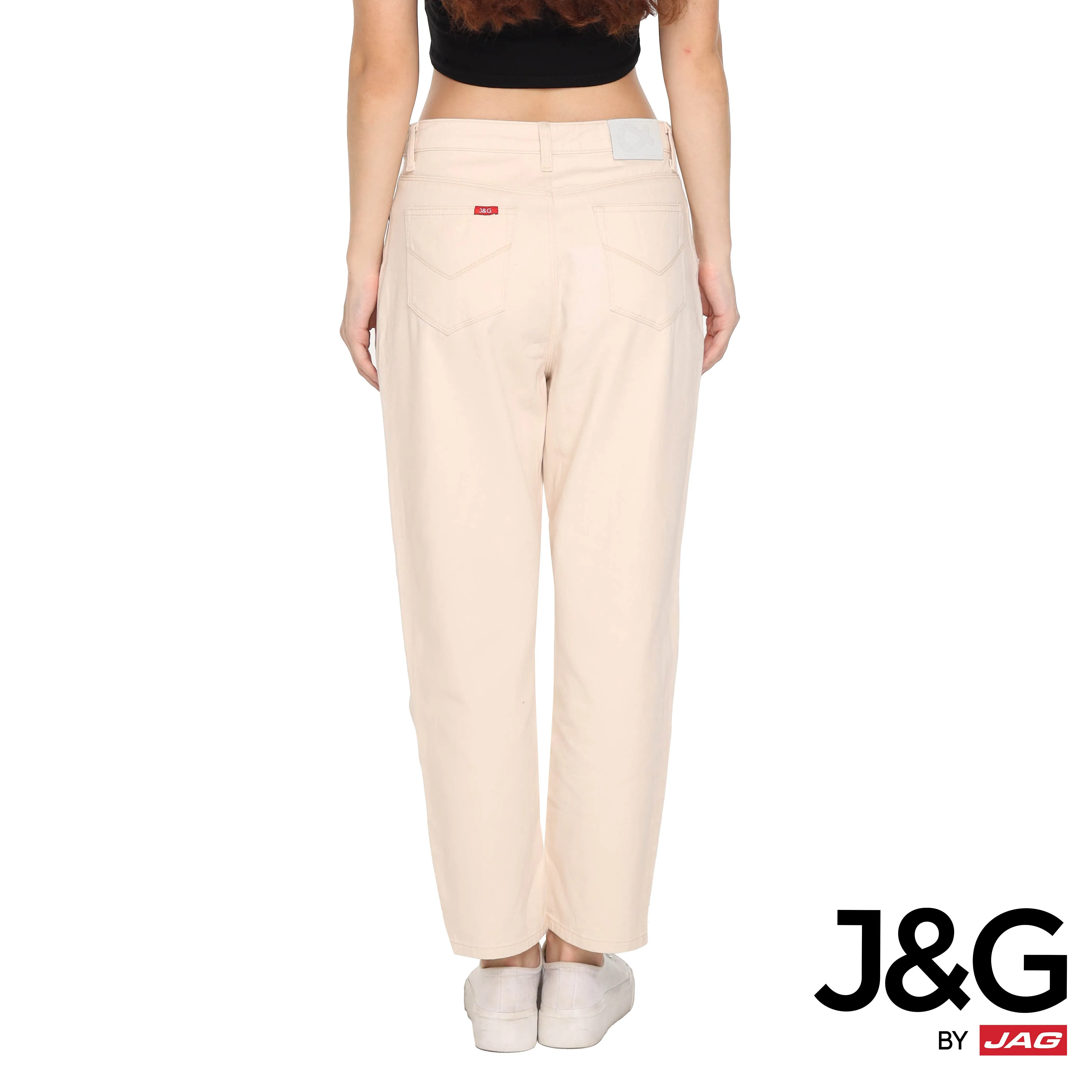 J&G  Ladies Colored Carrot Jeans